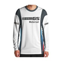 오토바이티셔츠긴팔 오토바이슈트 오토바이티셔츠 래빗자켓 바이크자켓 BMW R1250 GS 티셔츠 모토라드 오토바이 모터사이클 로코모티브 라이딩 빠른 건조 여름 남성용 긴 소매 통기, XL, white