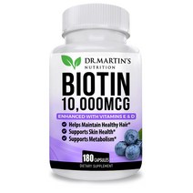 닥터마틴스 바이오틴 10000mcg 180정 DR.MARTINS, 1개
