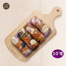 오복떡집 자색 고구마 찰떡 찹쌀떡 낱개 개별포장 아침 식사대용 영양떡 호꼬지 서리태 완두베기 밤 모듬떡 떡간식 서울 떡맛집 맛있는 영양간식, 10개, 75g