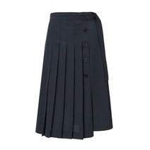 [헤지스레이디스] [헤지스 여성] [22SS] WSSK2B203N2 네이비 버튼장식 플리츠