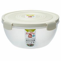 믹싱볼 유리볼 야채볼 샐러드볼 다라이 디저트볼 2.5L, 본상품선택