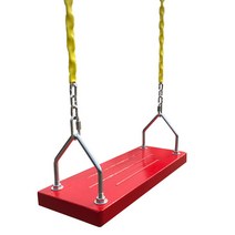 놀이터그네 어린이놀이터 야외그네 교체 의자 제작, 레드 60 X20 cm 나사 2미터 철 체인