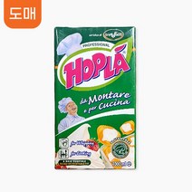 [아이스박스포함] 홉라 생크림 식물성 무가당 1L 도매 휘핑크림, 18개, 1000ml