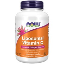 나우푸드 NOW 리포소말 비타민C Liposomal Vitamin C 이뮨 120캡슐 1000MG, 120정, 1병