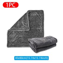 버킷돌리 세차 의자 세차용 타올 1200gsm 양면 타월 자동차 디테일링 트위스트 브레이드 천 슈퍼 흡수성 걸, 40x60cm 1pc