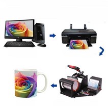 머그컵 인쇄기 머그 컵 라벨링 승화 전사기 로고 제작