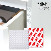 아름몰 문 보호 쿠션 패드 문쾅방지 도어 범퍼 문 보호 서랍 실리콘, 1개, 투명