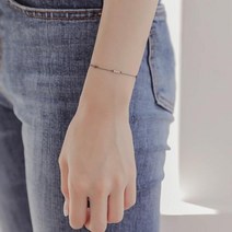 제이로렌 B0817 트리플 골드볼 14K 실크코드 실팔찌