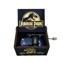 오르골 주문 제작 보석함 자장가 딸생일선물 골동품 조각 된 나무 상자 손으로 크랭크 된, L3