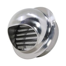 60-120mm 강철 환기 그릴 벽 구멍 커버 추출기 후드 루버 밸브 배기 팬 파이프 난방 냉각 환기 시스템, 03 80mm