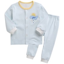 그린베베 국내생산 영유아 봄가을용 써니데이 양면내의