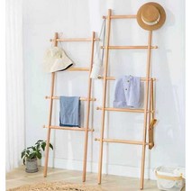 미니행거 모던 빈티지 선반형 나무 촬영 다용도 라탄, 160x50