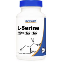 뉴트리코스트 L-세린 500mg 캡슐, 120개입, 1개