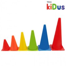 h55 유아체육 칼라콘 28cm(낱개), 레드