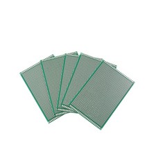 프로토 타입 보드 PCB 보드 키트 3x7cm 5x7cm 7x9cm 8x12cm 2x8cm 4x6cm 단일 양면 프로토 타입 DIY 범용, 05 5pcs single side8x12