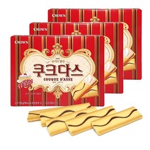 크라운 쿠크다스 화이트(128g) x 3통(+밀크츄 2개포함), 1세트