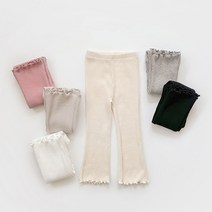 유아 아기 여아 부츠컷 레깅스 바지 6color