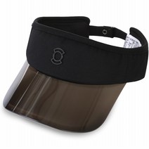와이드앵글 [와이드앵글] 여성 시크 젤리챙 썬캡 WWM21C07Z1, Black
