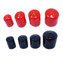 엔드캡 고무캡 마감캡 원형 마개 파이프 마개, 70Ø x 40mm, 검정 엔드캡