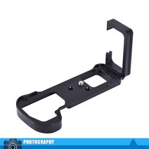 OEM 알루미늄 합금 L 핸들 수직 클래퍼 Panasonic Lumix GH4 카메라 전용 퀵 릴리스 플레이트, 1개, Black_