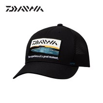 다이와 트래커 캡 DC-4122 낚시 피싱 레저 모자, 블랙(FREE)
