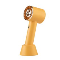 미니 가벼움 강한 바람 미니 핸드 헬드 날개 없는 팬 야외 휴대용 에어컨 USB 충전식 차가운 압축 팬, 02 주황색