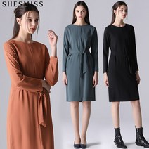 쉬즈미스 쉬즈미스 러스티 솔리드 원피스