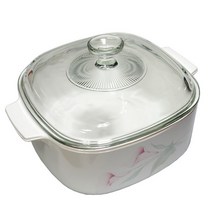 코렐냄비 코닝 백합 직화냄비 유리냄비 2사이즈, 1.5L, 1개