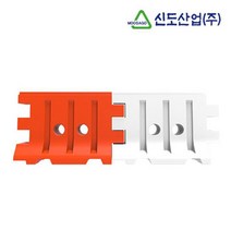 방호벽 PE 충격 흡수 완화 안전 주의 표시 공사 중형, 1개