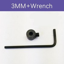 오거 구굴기 관리기 땅파기 드릴비트 1pcs 3-16mm 비트 포지셔너 드릴 깊이 스톱 링 목공 드릴 비트 리미터 무료 소형 렌치 목공 도구, 3mm, 1개
