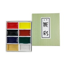 길상 동양화 안채물감 48색, 8색 B