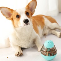 말썽쟁이여름 강아지 고양이 애견 소형견 중형견 대형견 반려견 개 애완견 펫 장난감 오뚜기 간식볼 장난감 펫토이 놀이기구, 핑크