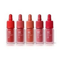 페리페라 잉크 더 벨벳AD 립틴트, 0 심장폭격, 4g, 5개