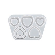 리리아트 5종 하트 쉐이커 몰드 공예