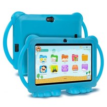 xgody android kids tablet pc for study education 32gb rom 쿼드 코어 wifi otg 1024x600 7 inch children ta, 2GB 32GB, 푸른