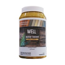 1L/4L/19L 웰 우드 스테인 수성 목재 보호 방부 방충 친환경, 1L, 투명