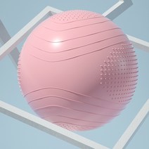 빼다 예쁜 파스텔톤 짐볼 65cm 홈트레이닝 요가볼 필라테스 운동기구, 핑크