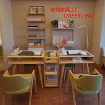 네일 아트 책걸상세트 1인 2인 심플 사이드테이블 인플루언스, T01-60x40x78