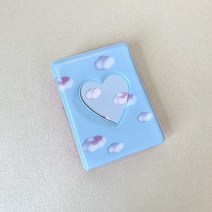 콜북 콜렉트 점보 1단 2단 포카 보관 북 중공 하트 사진 앨범 아이돌 카드 수집 책, c1
