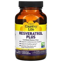Country Life Resveratrol Plus 컨츄리 라이프 레스베라트롤 플러스 120캡슐