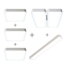 삼성정품칩 시스템 조명세트 30평A (SP)SET30A, 화이트