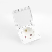 다온조명 위너스 화이트 빌트인 콘센트 1구(커버), 단품