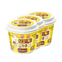 오뚜기 달걀 하나 톡 넣은 쌀컵케이크 스윗 바나나 60g 3개