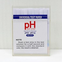 수소이온농도측정 알카리성 PH 시험지 리트머스종이 용액분류 붉은색 학교