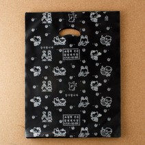 100p 블랙 양장비닐봉투(27)(27x37cm) 책 의류 봉투