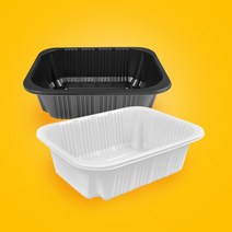 일회용 실링용기 19156호 300개 1100ml 분식 반찬 포장 배달용기 국내생산, 백색(300개)