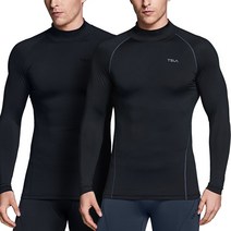 테슬라 언더레이어 기모 터틀넥 골프이너웨어 2팩 TM-YUT22