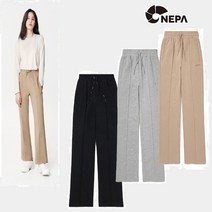 네파 NEPA 송파점 가을용 여성 3컬러 와이드핏 트레이닝 팬츠 C-TR 에센셜 C/P 와이드 팬츠 7H61663SP