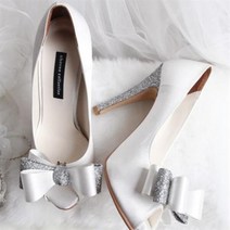 아트박스/숲속드레스 새틴 토오픈 실버포인트 (11Cm)