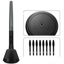 HUION-PW100 스타일러스 펜 배터리 없는 펜 8192 GC610 710 H640P H950P H1060P H1161 HC16 HS64 HS610 디지털 그래픽 태블릿, Pen Base 8 Nibs